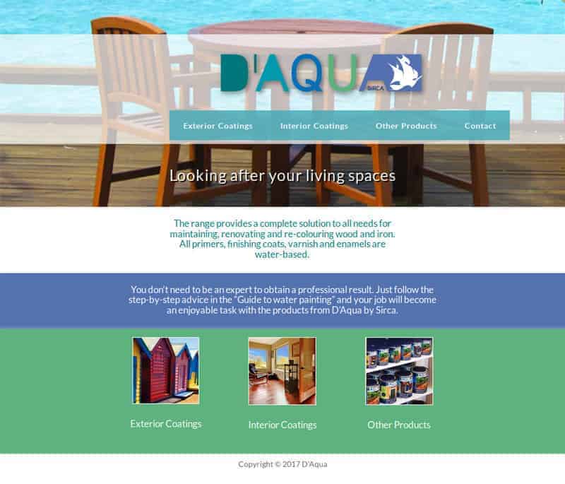 Varnish and enamel water-based coatings for wood and iron from Dynapta Limited.